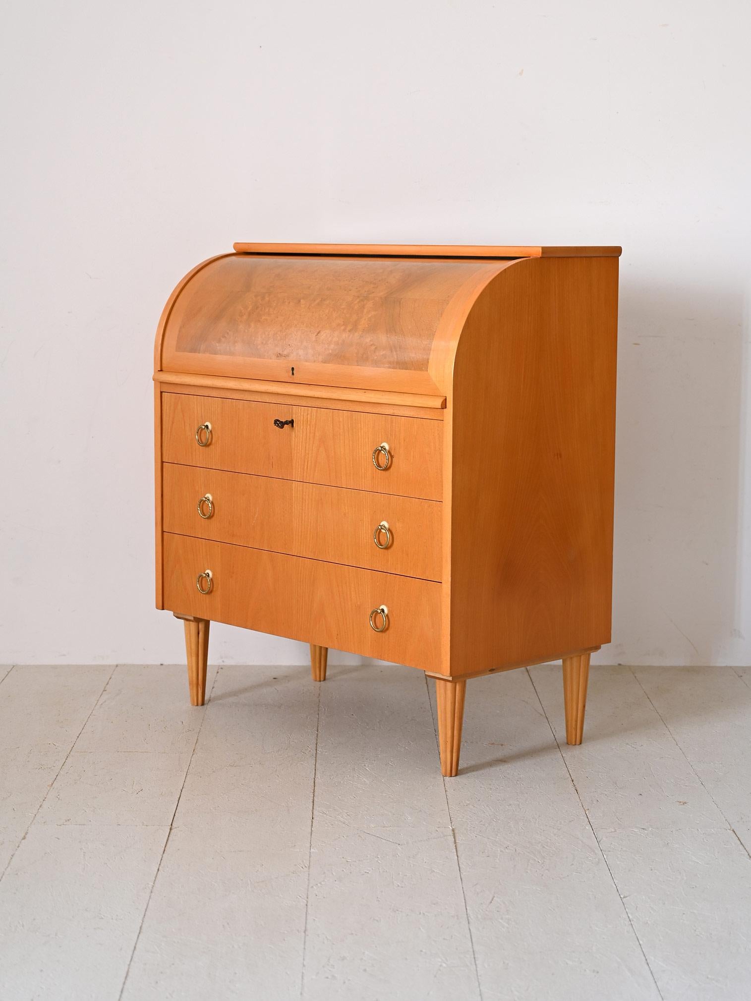 Mid-20th Century Scandinavian secretaire with writing desk For Sale