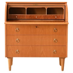 Secretaire scandinavo con scrittoio