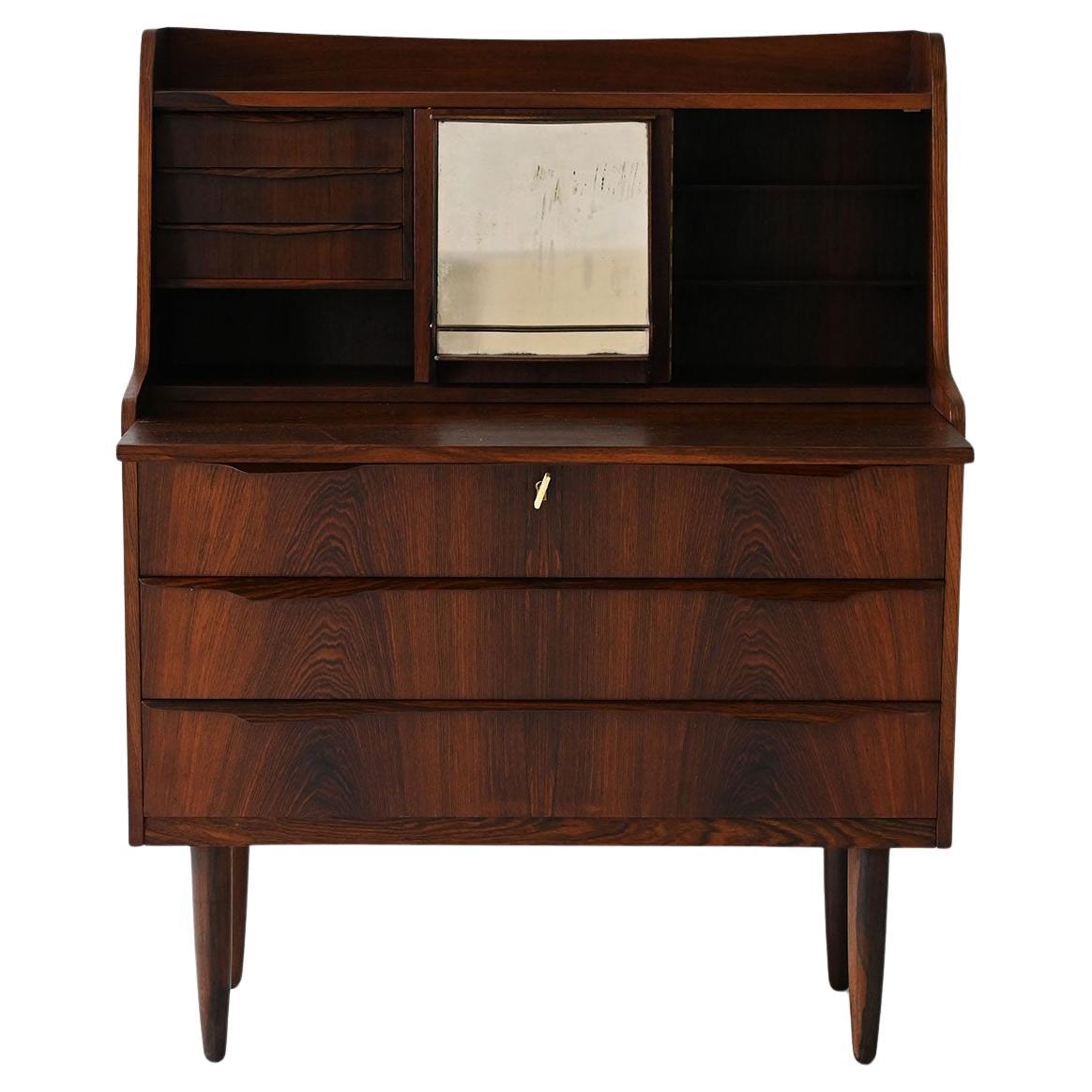 Scandinavian vintage rosewood secrétaire from the 50s/60s