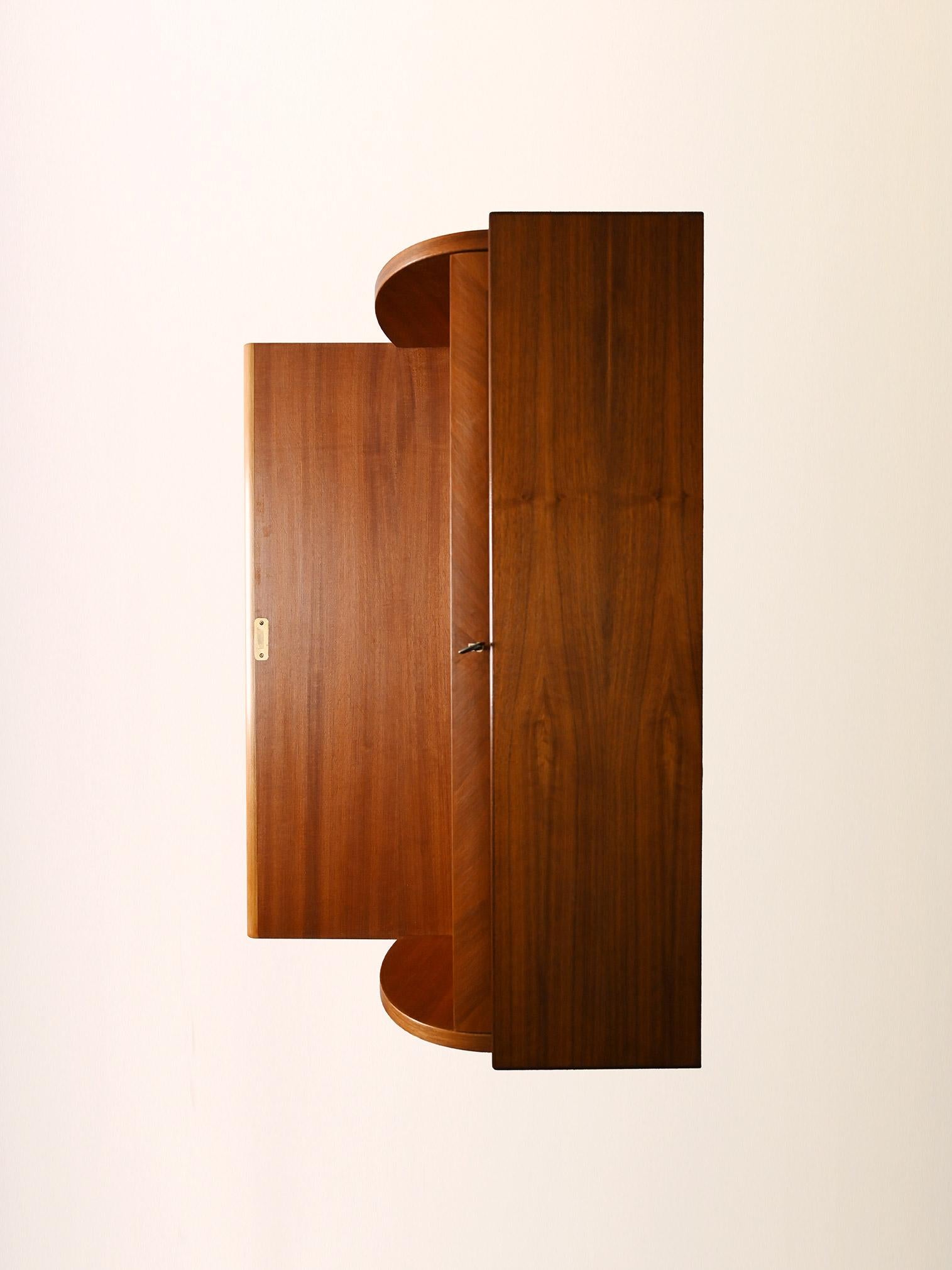 Scandinavian vintage teak secrétaire For Sale 1