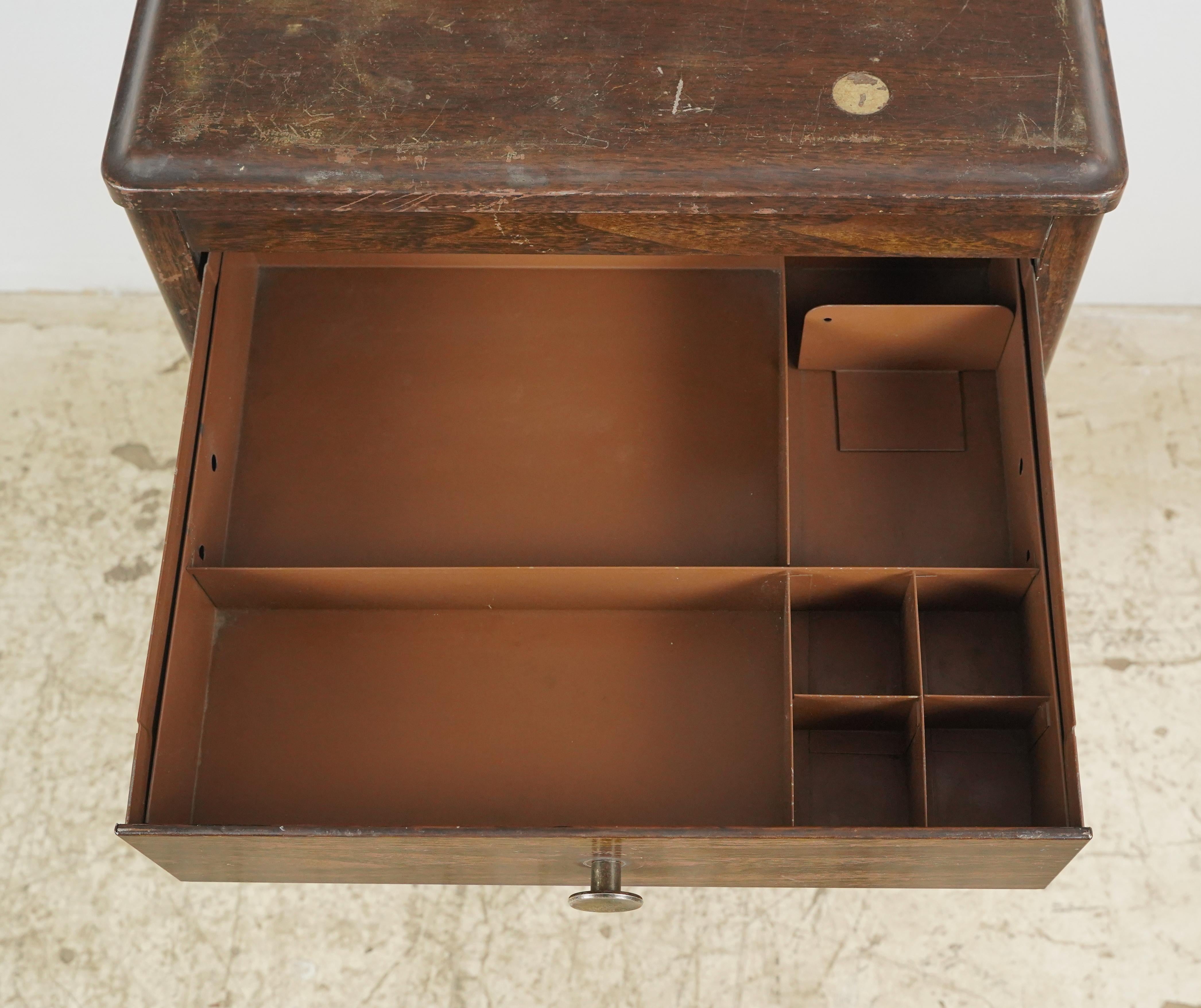 Armario archivador ignífugo de acero Secretaire Latón en venta