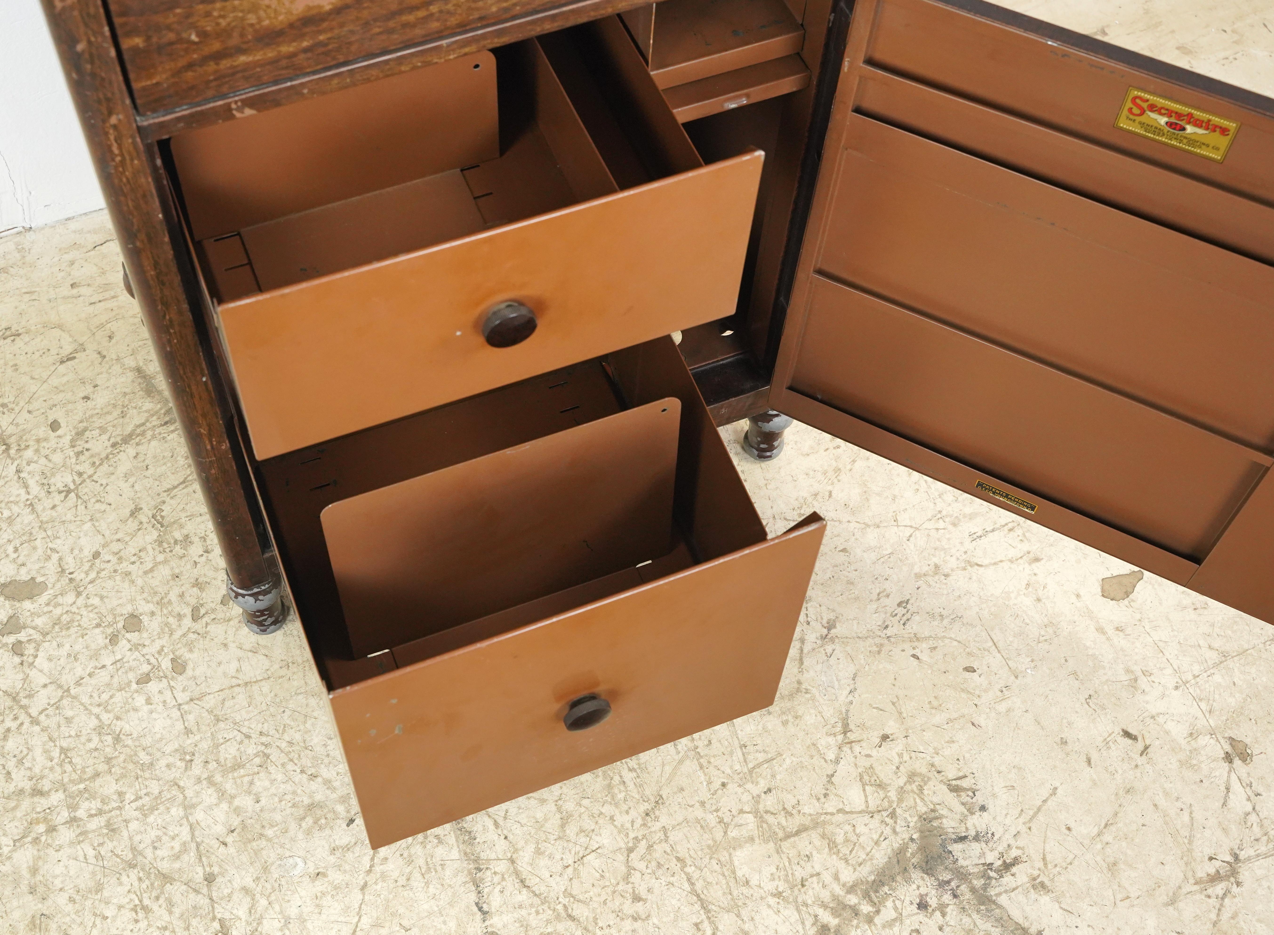 Armario archivador ignífugo de acero Secretaire en venta 1