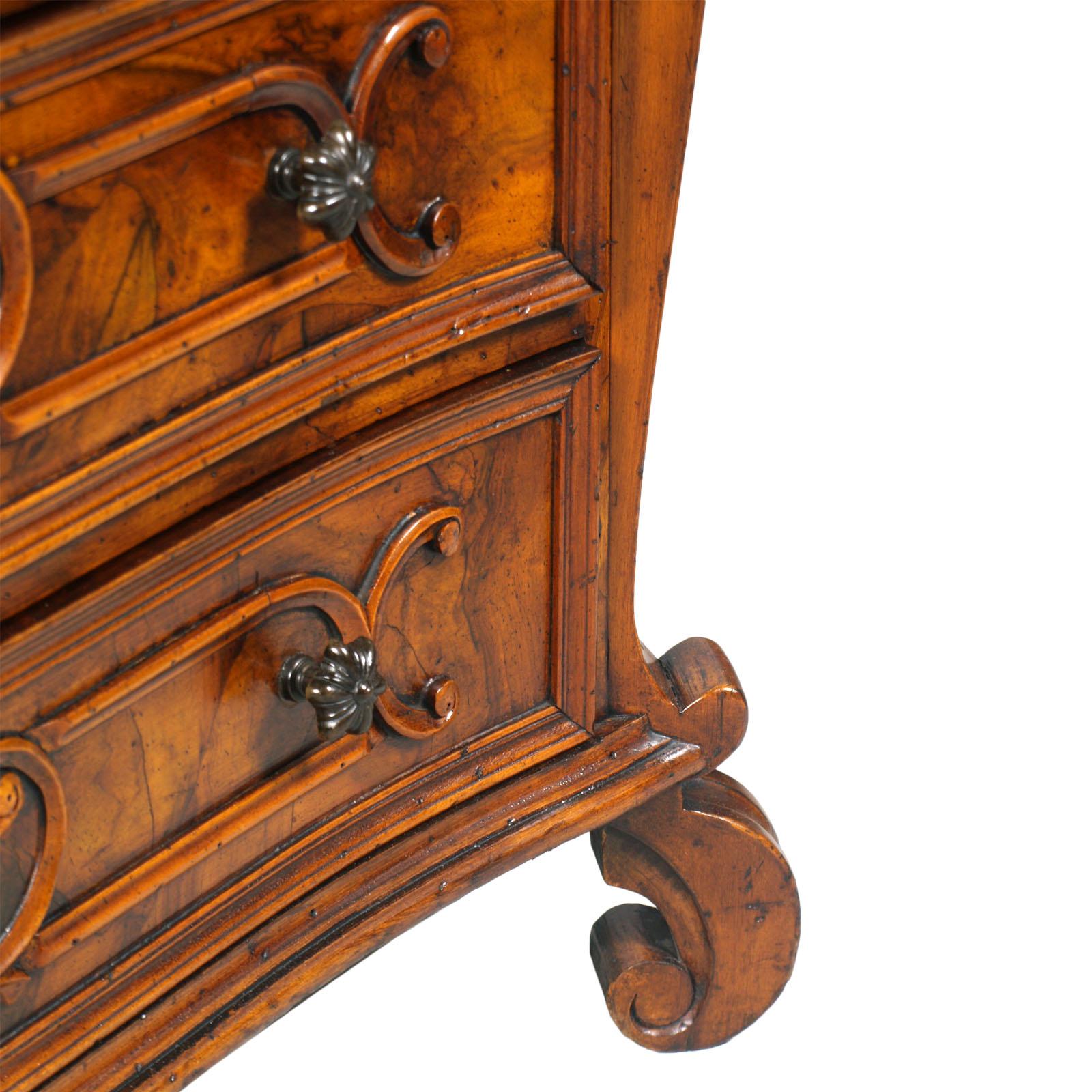 Néo-baroque Bureau secrétaire 700s Lombard par 