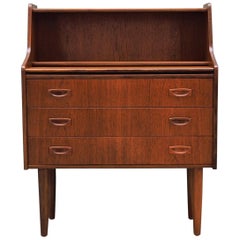 Secretaire teak, Danish Design, 1960s, Producer Hanbjerg A/S