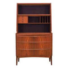 Secretaire Teak, Danish Design, 1970s