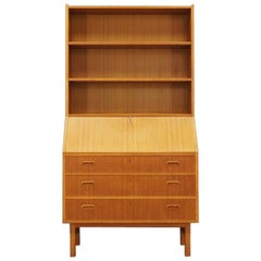 Secretaire Teak Vintage Danish Design Retro
