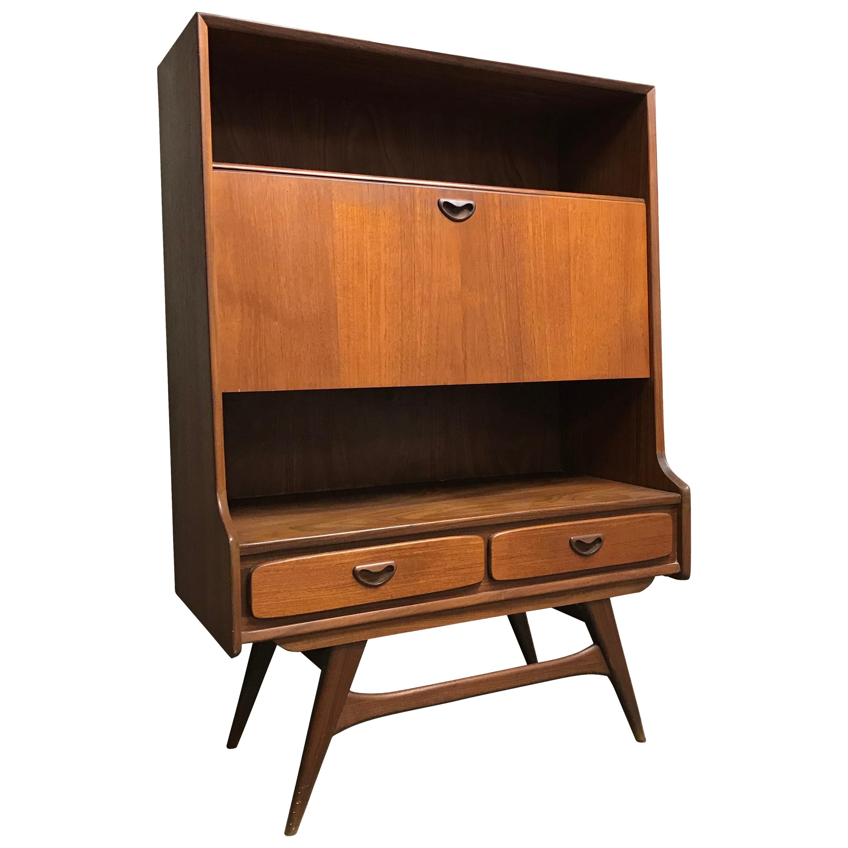 Secretary Bar Cabinet by Louis Van Teeffelen, 1960s