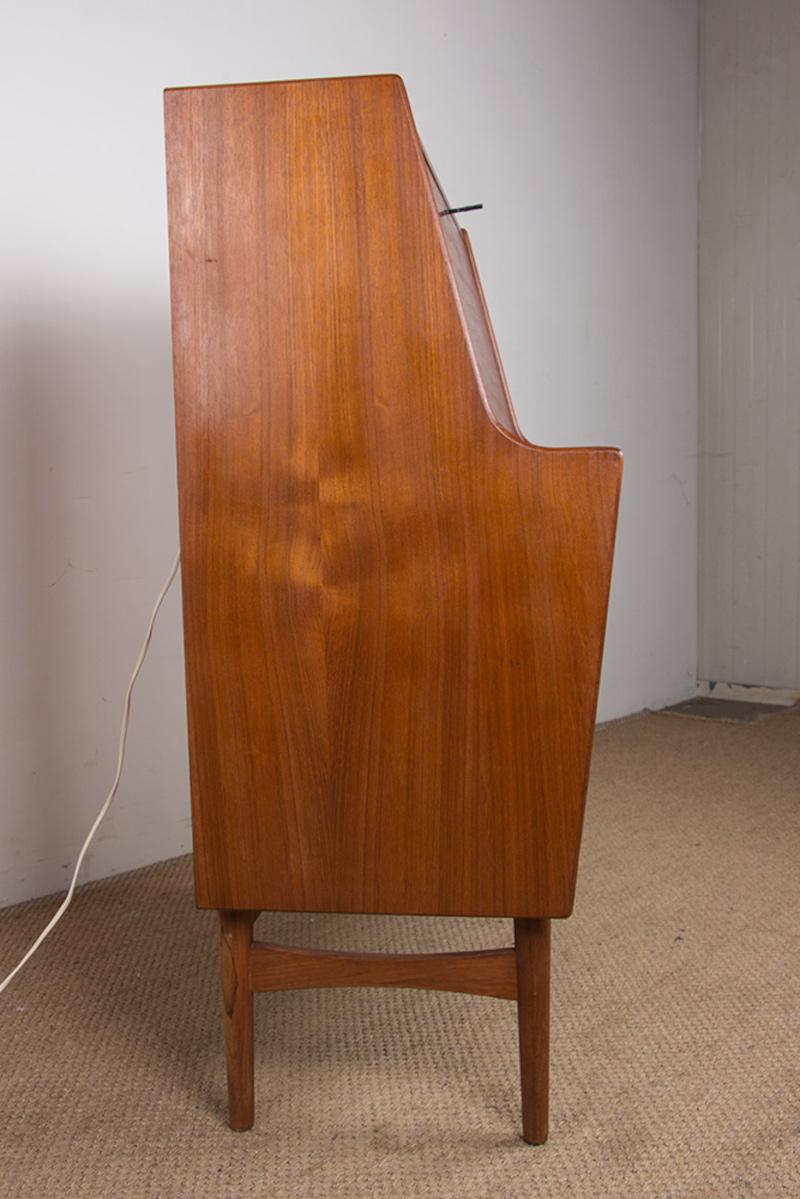 Segreteria, scrivania danese in teak modello 37 di Arne Wahl Iversen per Vinde Mobelfabrik in vendita 9