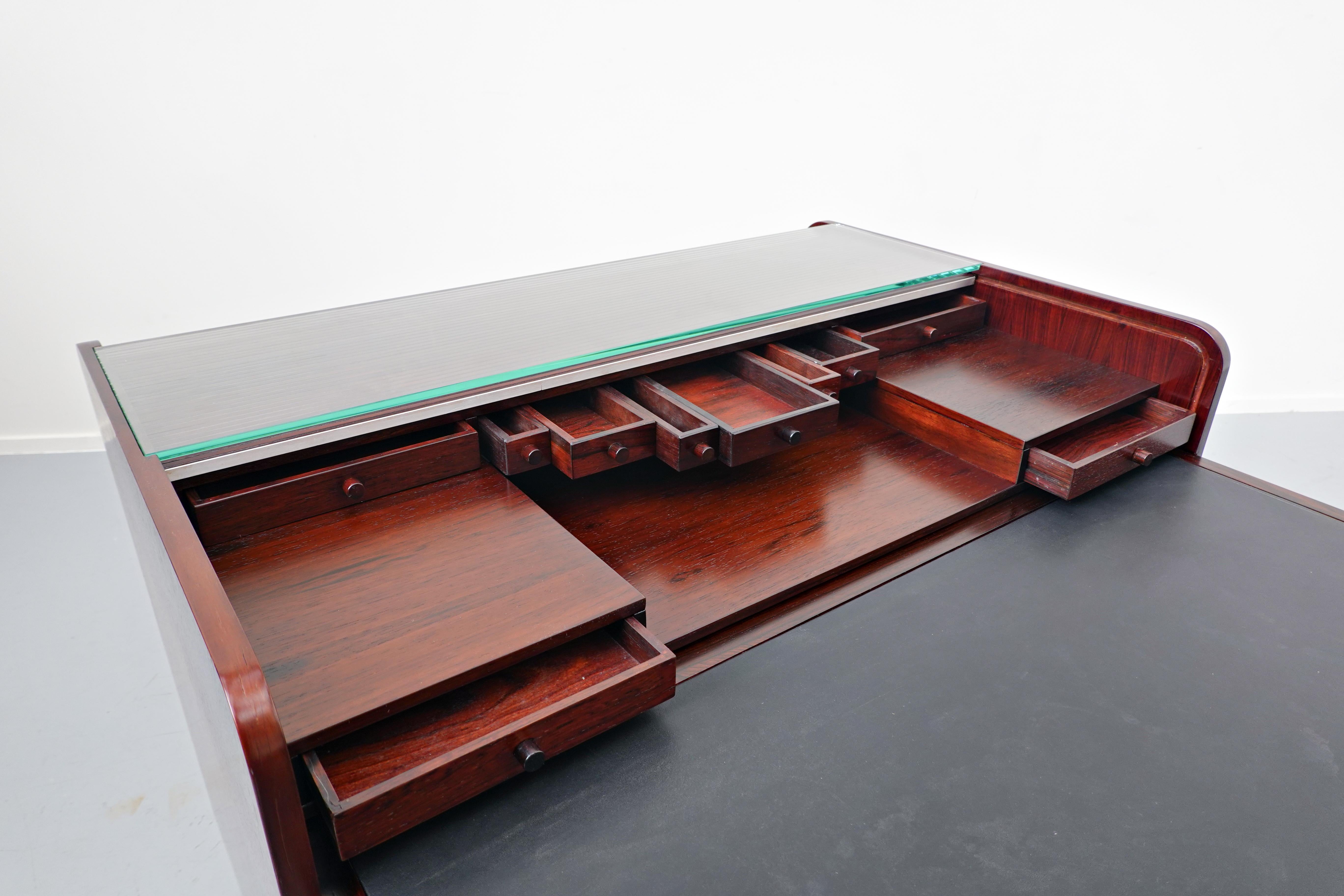 Mid-Century Modern Secretary Desk by Gianfranco Frattini for Bernini, 1960s 1