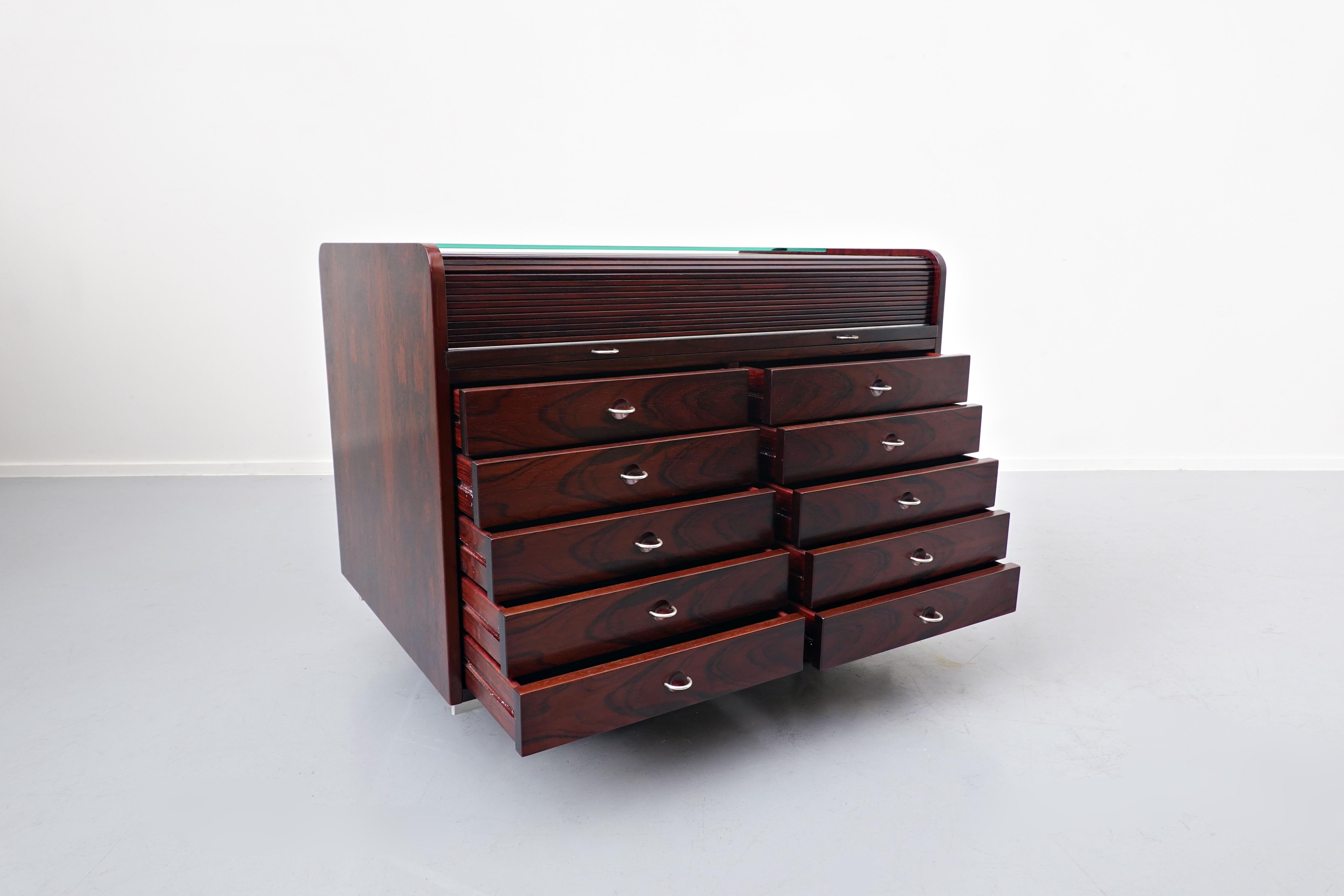 Mid-Century Modern Secretary Desk by Gianfranco Frattini for Bernini, 1960s 3