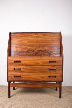 Secretary, desk, Danish in Rio rosewood by Dyrlund 1960.