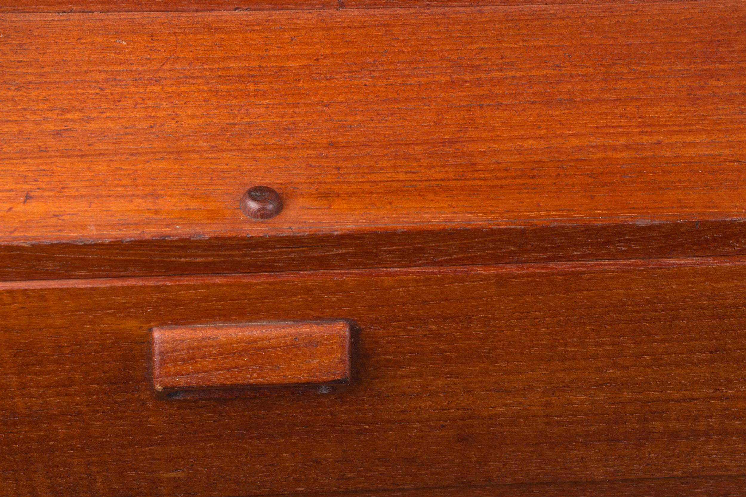 Segreteria, scrivania, danese in teak di Borg Mogensen per Soborg Mobelfabrik 1960. in vendita 12