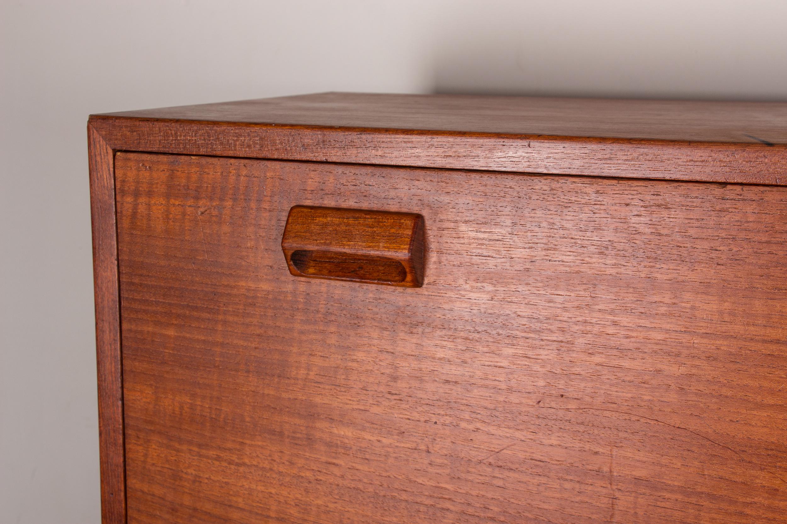Metà XX secolo Segreteria, scrivania, danese in teak di Borg Mogensen per Soborg Mobelfabrik 1960. in vendita