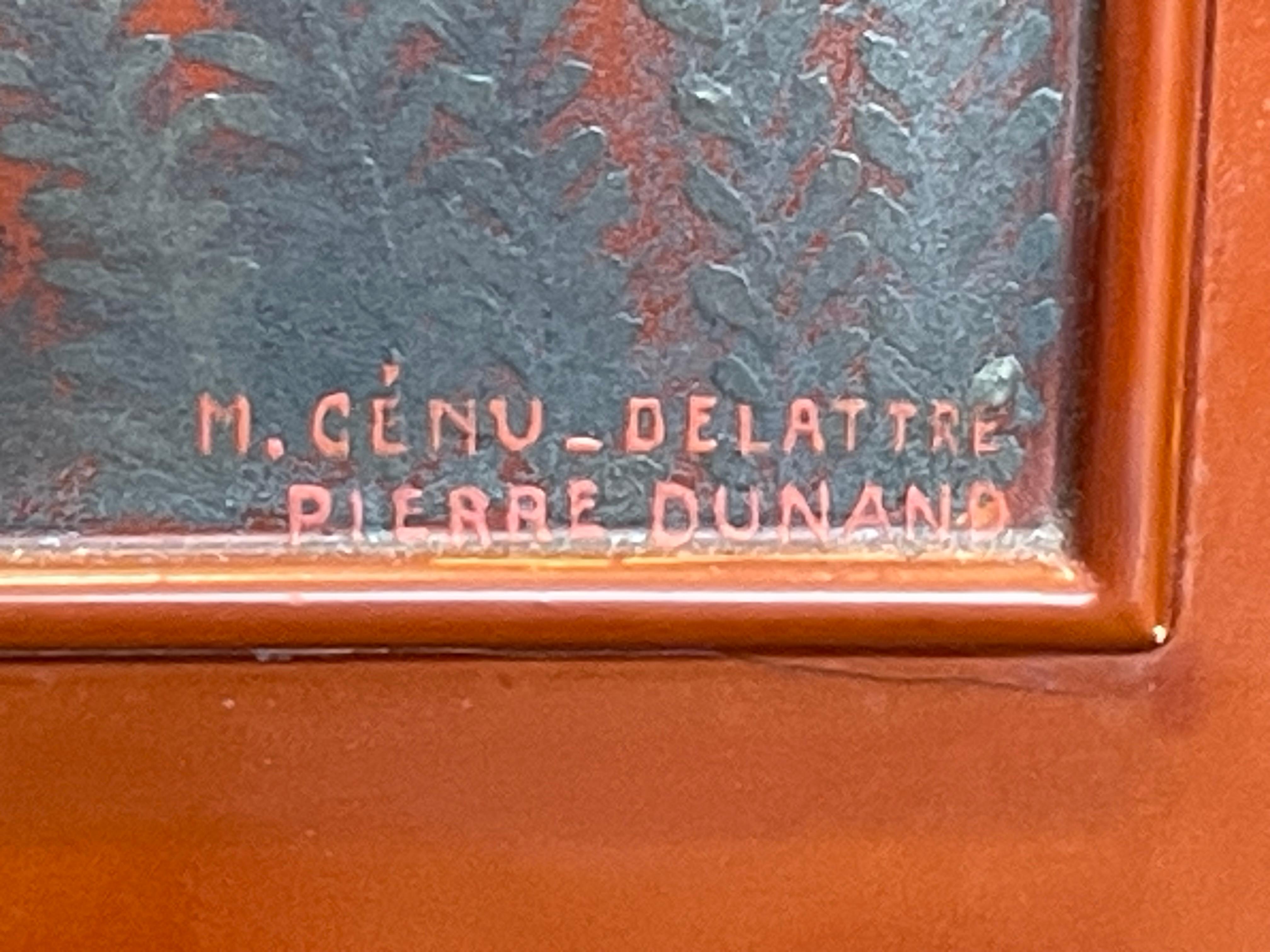 Wunderschöner Lacksekretär von Pierre DUNAND (1914-1996) um 1950 (Mitte des 20. Jahrhunderts) im Angebot