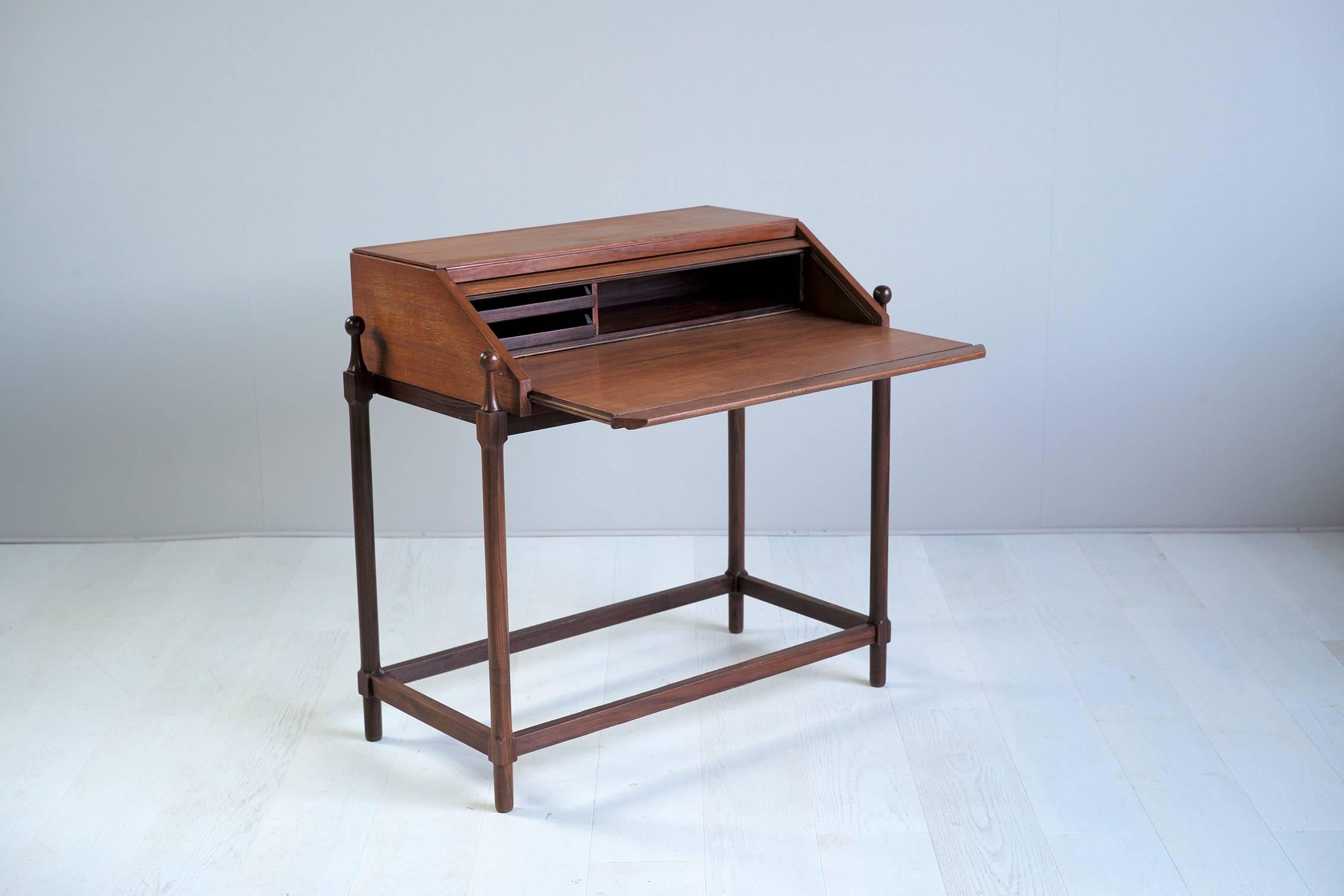 Mid-Century Modern Secretary in Teak and Rosewood System from Proserpio Fratelli, Italy, 1960