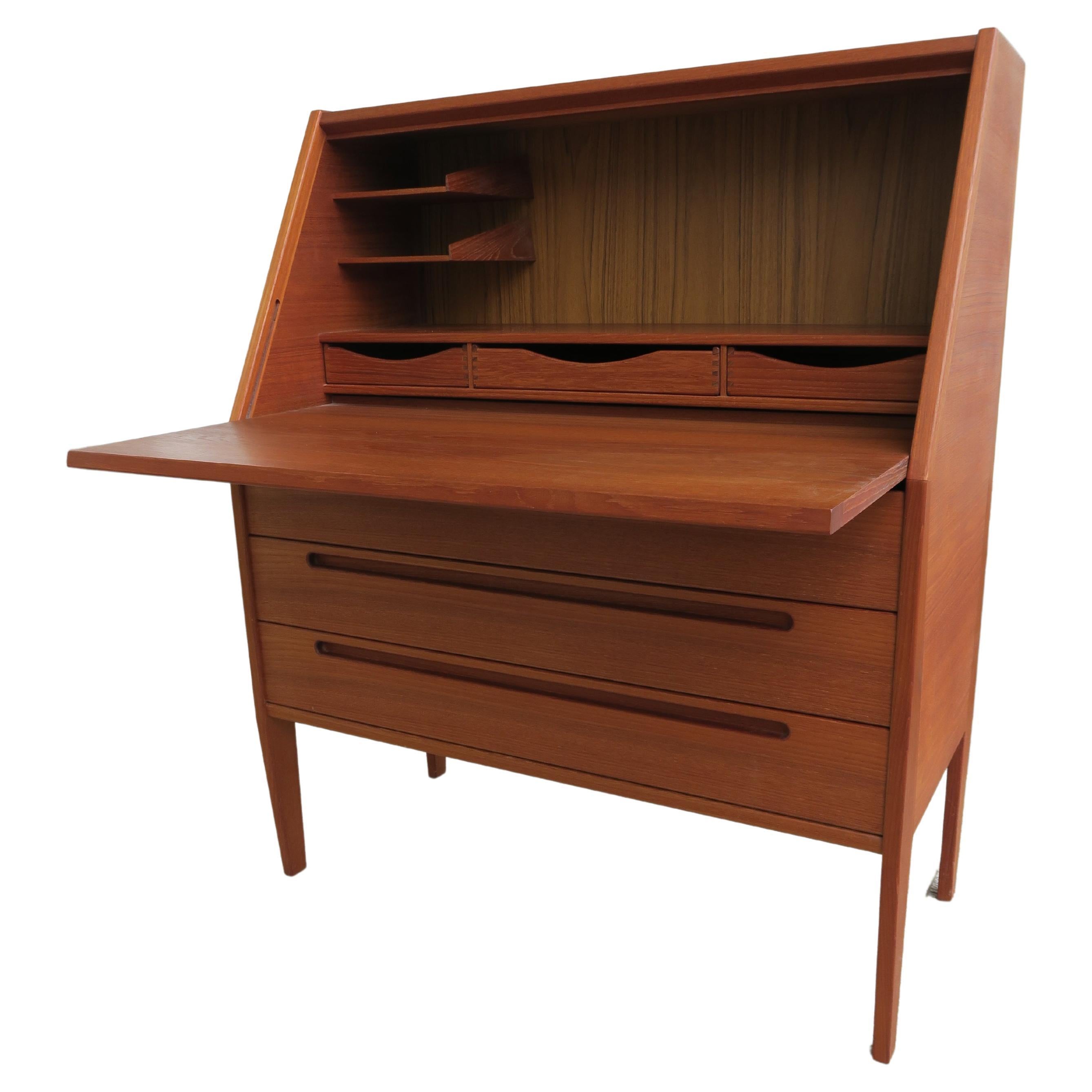 Secretary in Teak by Nils Jonsson for HJN Möbelfabrik, 1960s For Sale