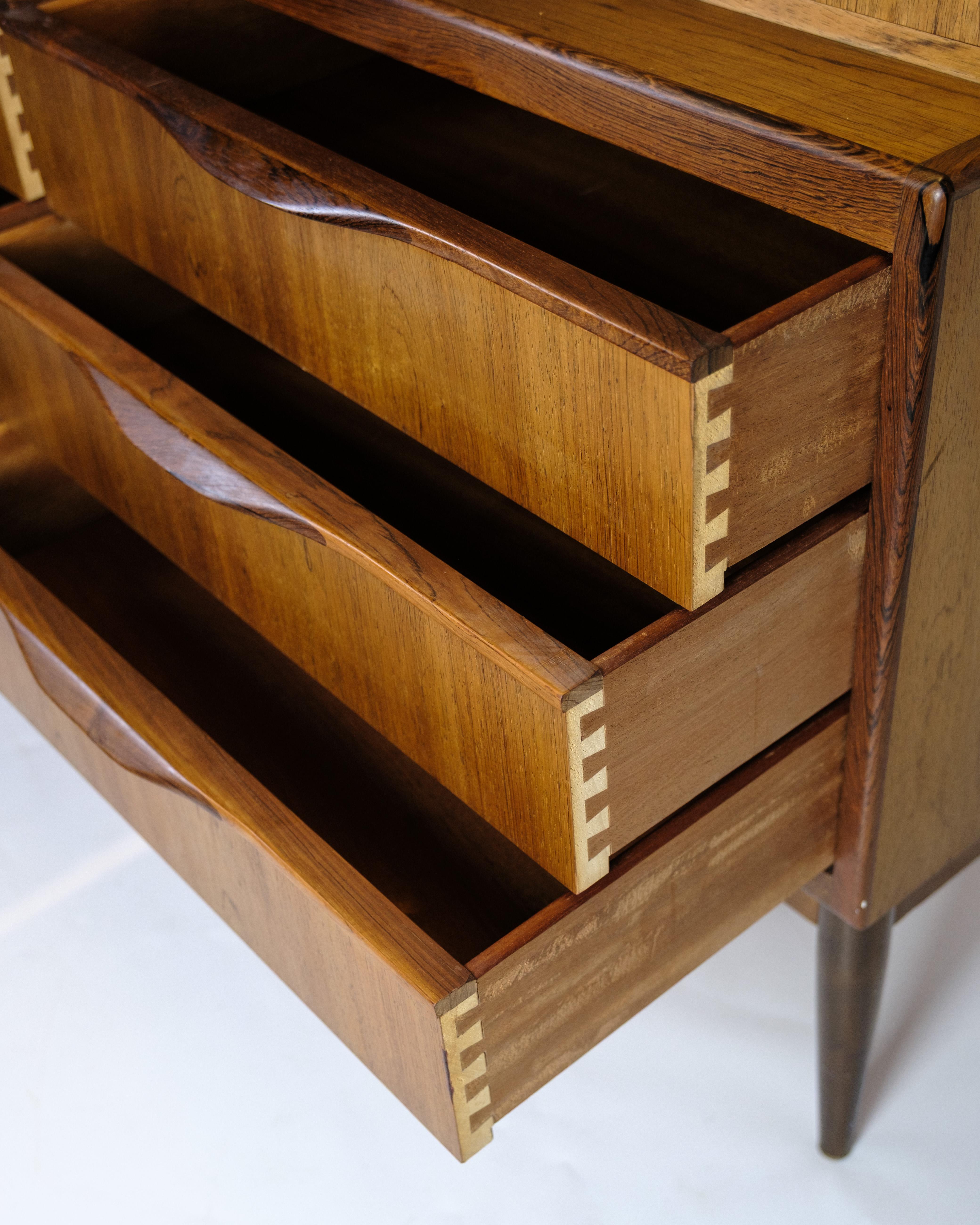 Secrétaire en bois de rose d'Erling Torvits, design danois des années 1960 en vente 4