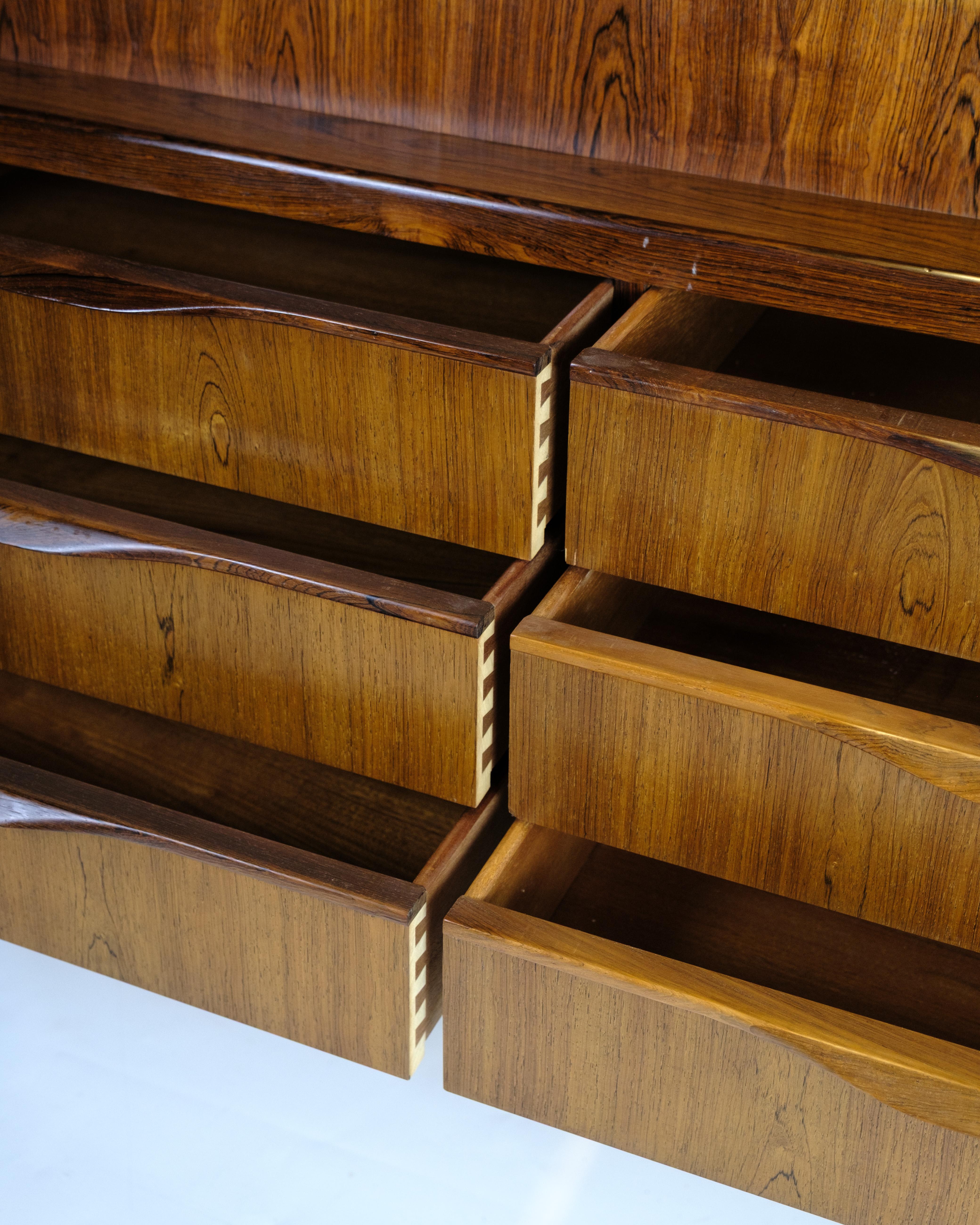 Secrétaire en bois de rose d'Erling Torvits, design danois des années 1960 en vente 5