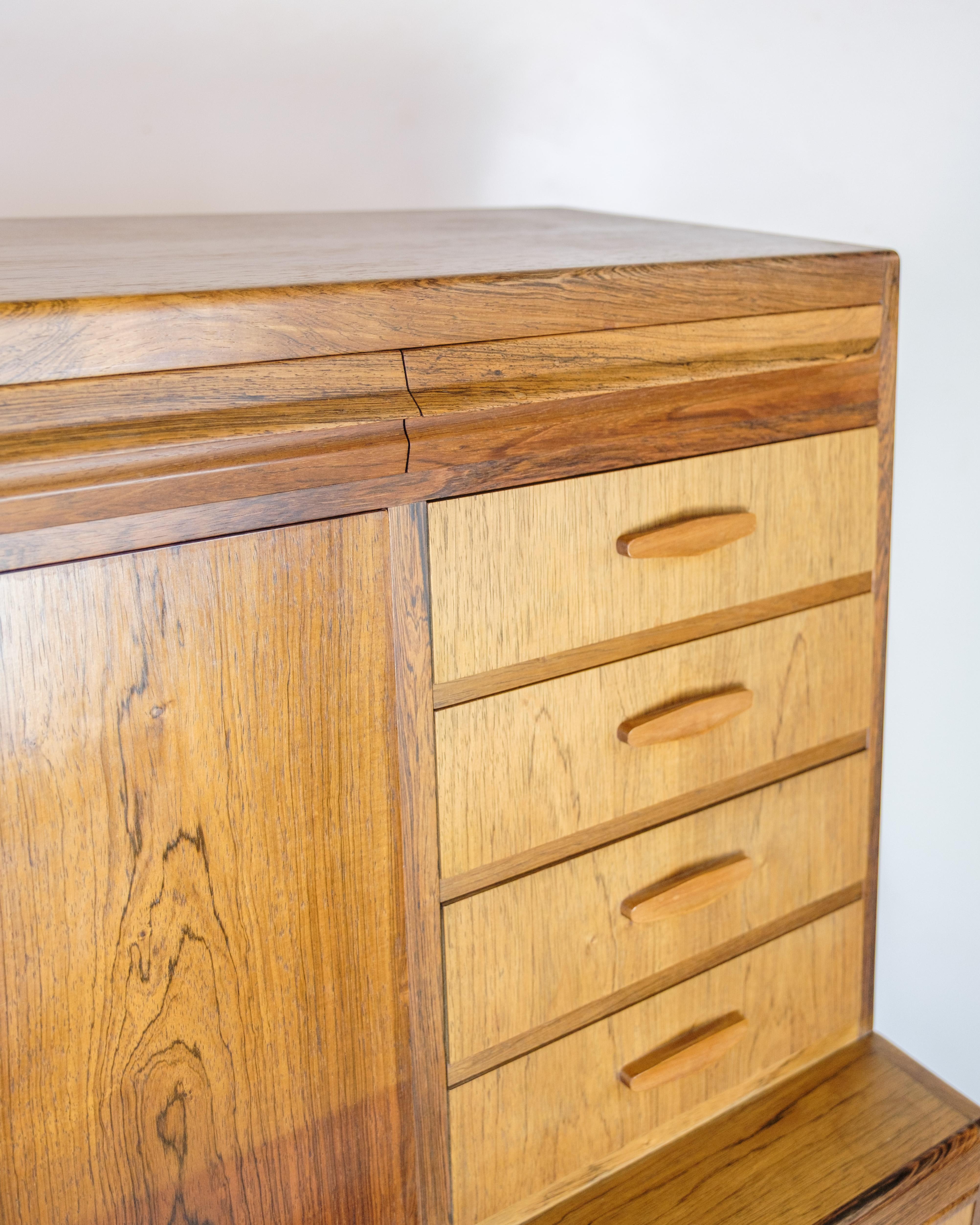 Secrétaire en bois de rose d'Erling Torvits, design danois des années 1960 en vente 12