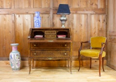 Secretary, Sloping Desk Louis XV Style 20th Century