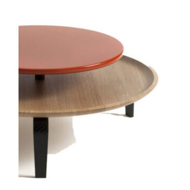 Secreto 60 Coffee Table, Orange, “Vol de Nuit” by Colé Italia In New Condition For Sale In Geneve, CH