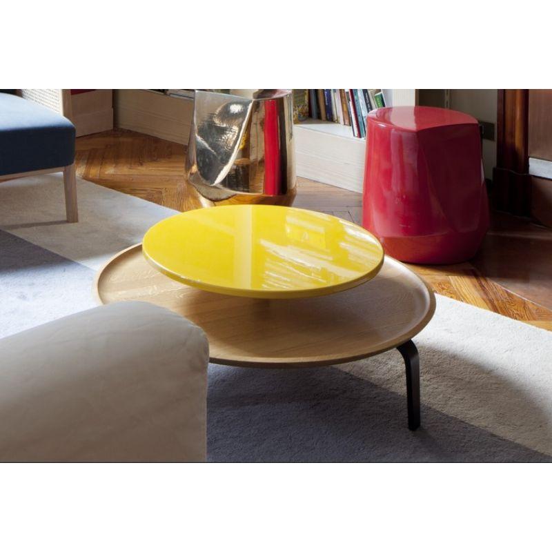 XXIe siècle et contemporain Table basse Secreto 60, jaune, Mitzouko by Colé Italia en vente