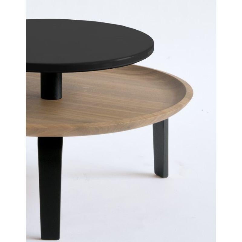 Modern Secreto 85 Coffee Table, Black “Forville” by Colé Italia For Sale