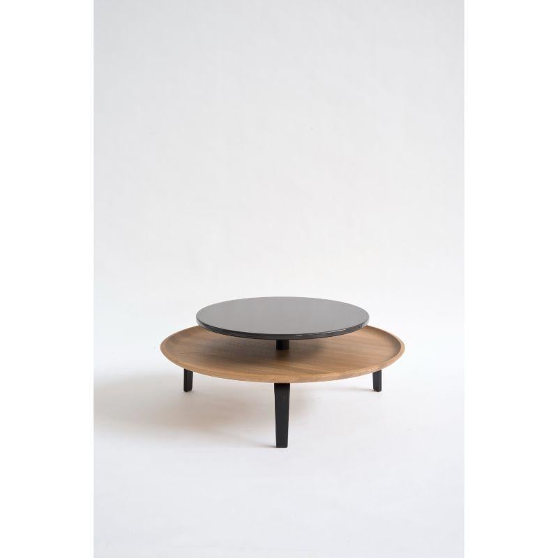 Contemporary Secreto 85 Coffee Table, Black “Forville” by Colé Italia For Sale