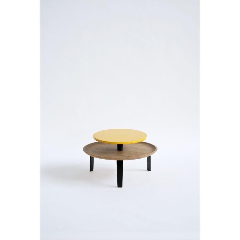 Table basse Secreto 85, jaune 