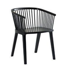 Secreto Kleiner Sessel, Schwarzer Mattlack von Colé Italia