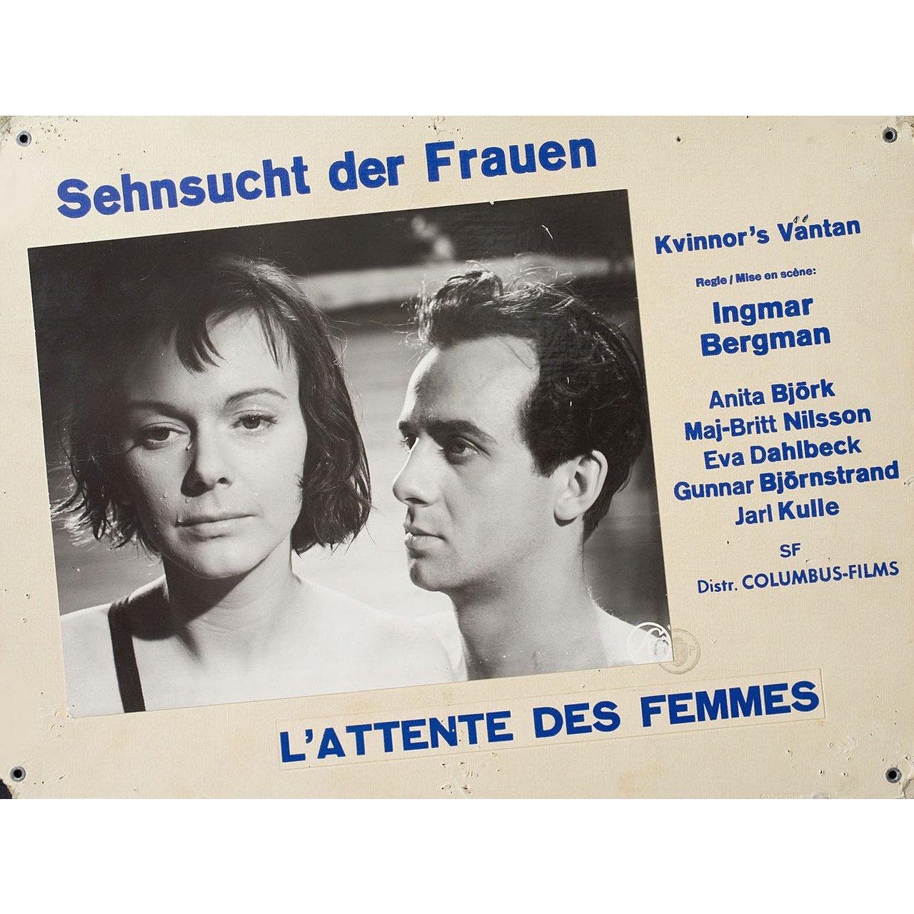 'Secrets of Women' 1962 Swiss Scene Card In Good Condition For Sale In New York, NY