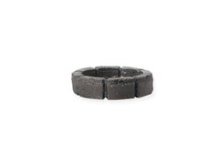 Section Ring in Silver 925 with a Black Patina by Alejandra Campos Taylor