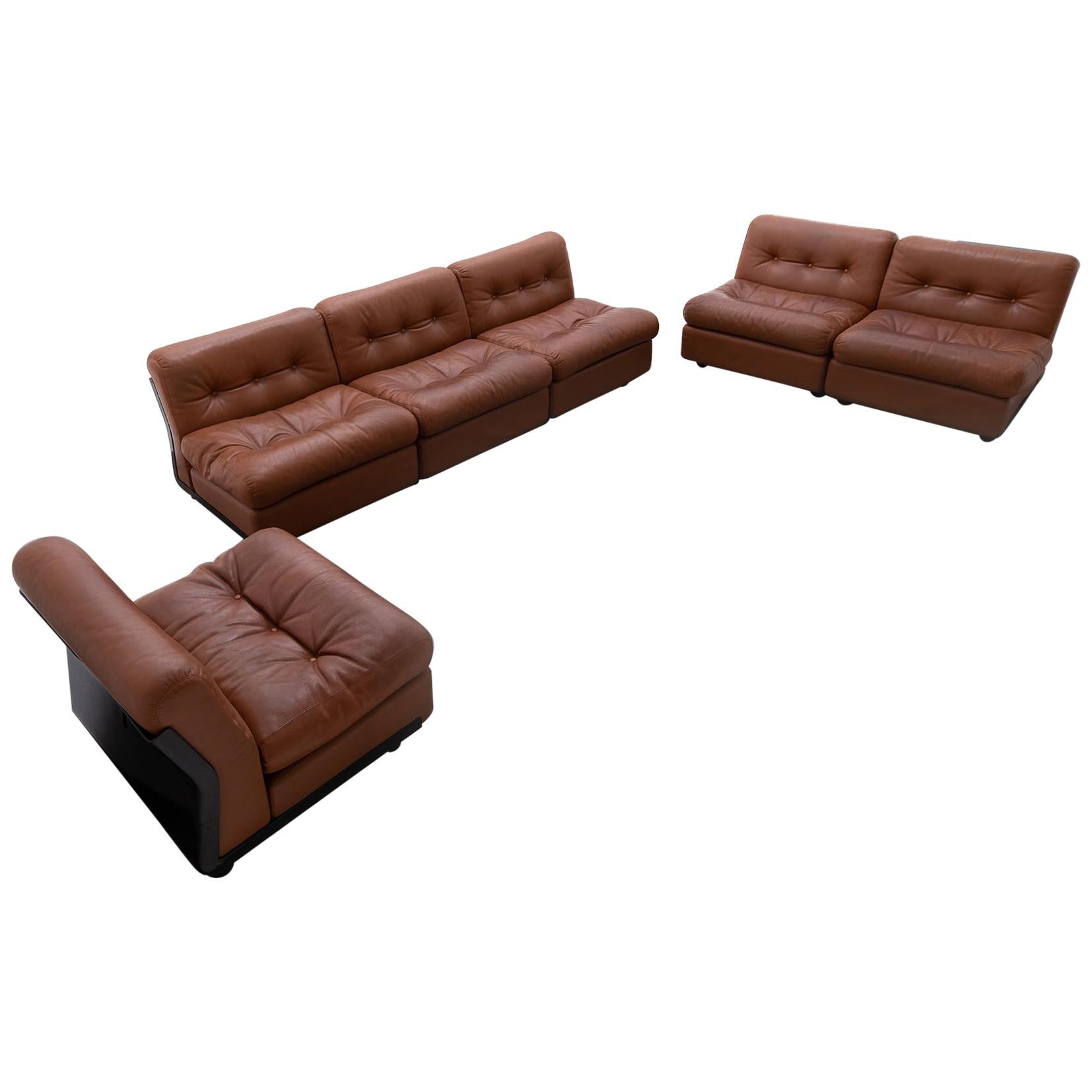 Sectional ‘Amanta’ sofa set by Mario Bellini for B&B Italia
