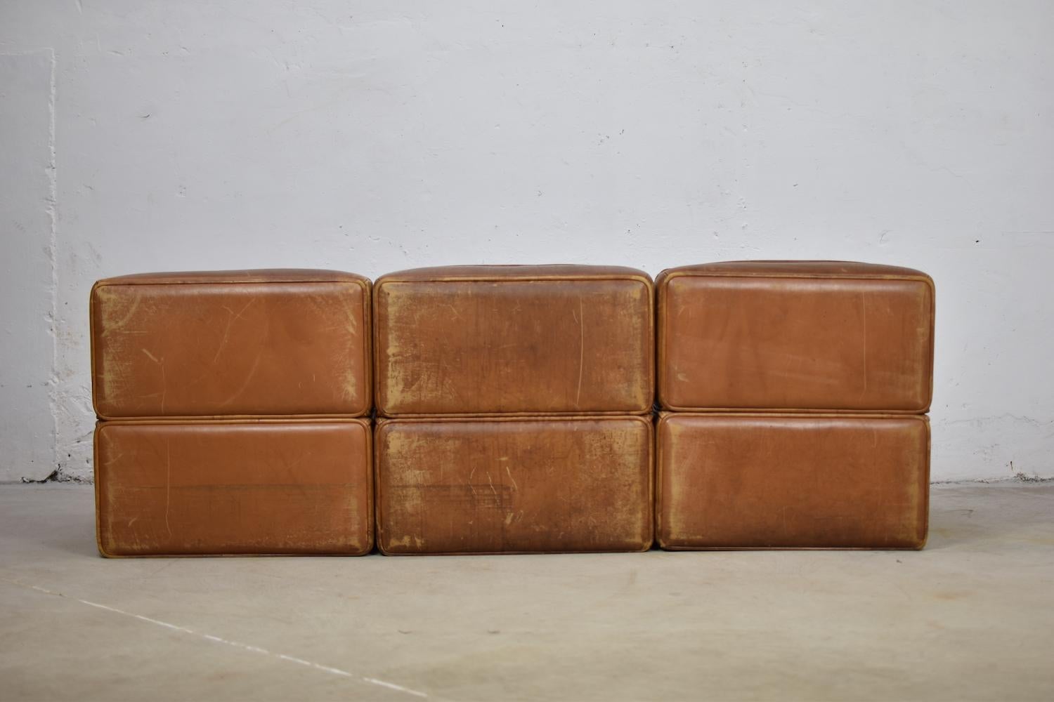 Sectional ‘DS15’ Sofa Designed by De Sede, Switzerland, 1970s 1