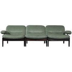 Sectional Green Mint Sofa by Leolux, 1970s 