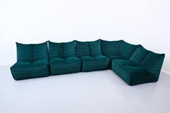 Sectional Mid-Century Modern Sofa Model Zozo by Seven Salotti, Italy, 1970s