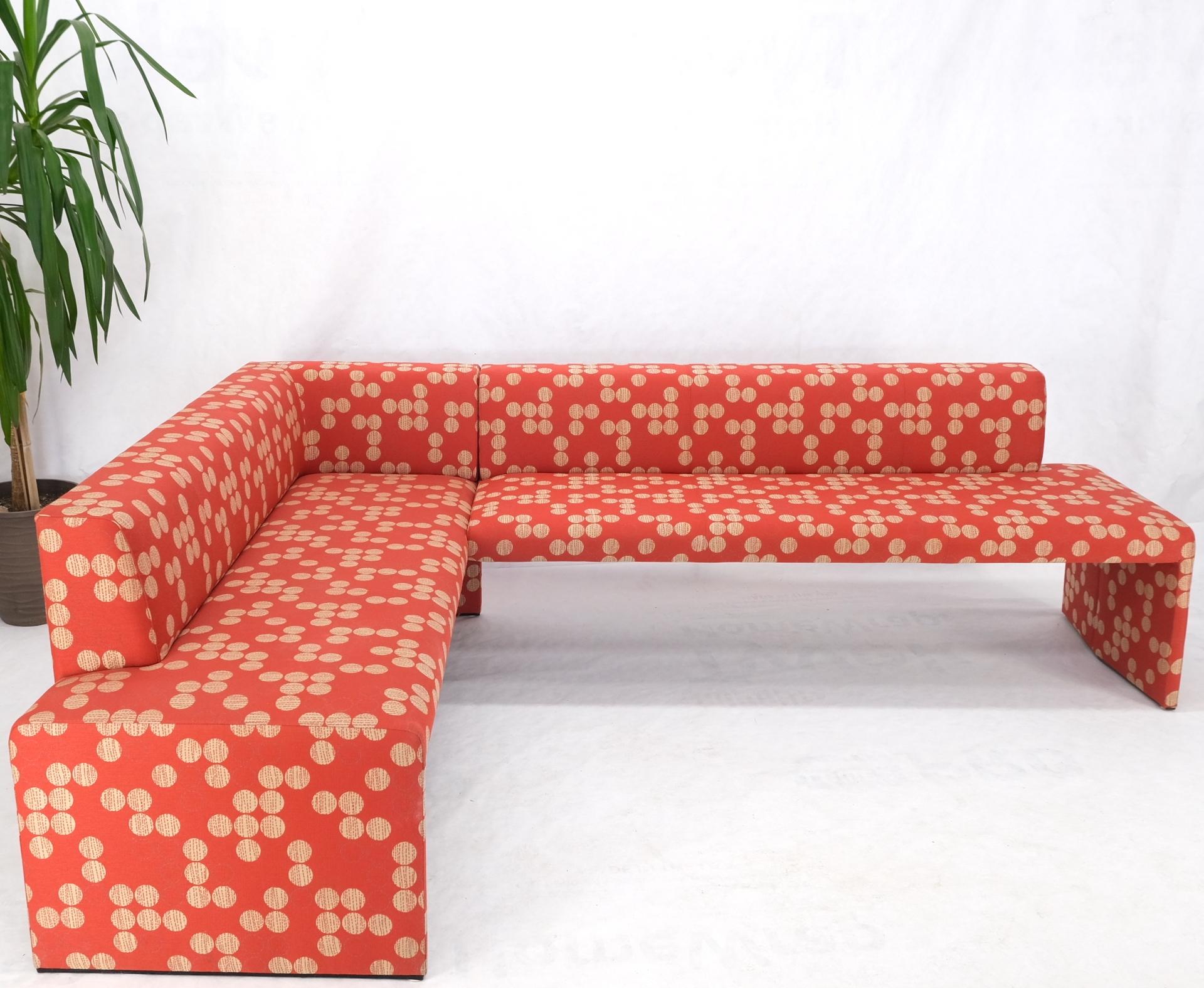 Sectional Modular Corner Lounge Sofa Designed by EOOS for Coalesse Red & White 8