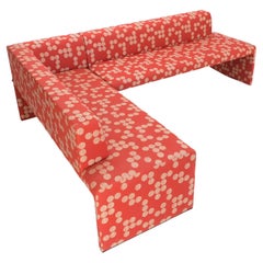 Sectional Modular Corner Lounge Sofa Designed by EOOS for Coalesse Red & White