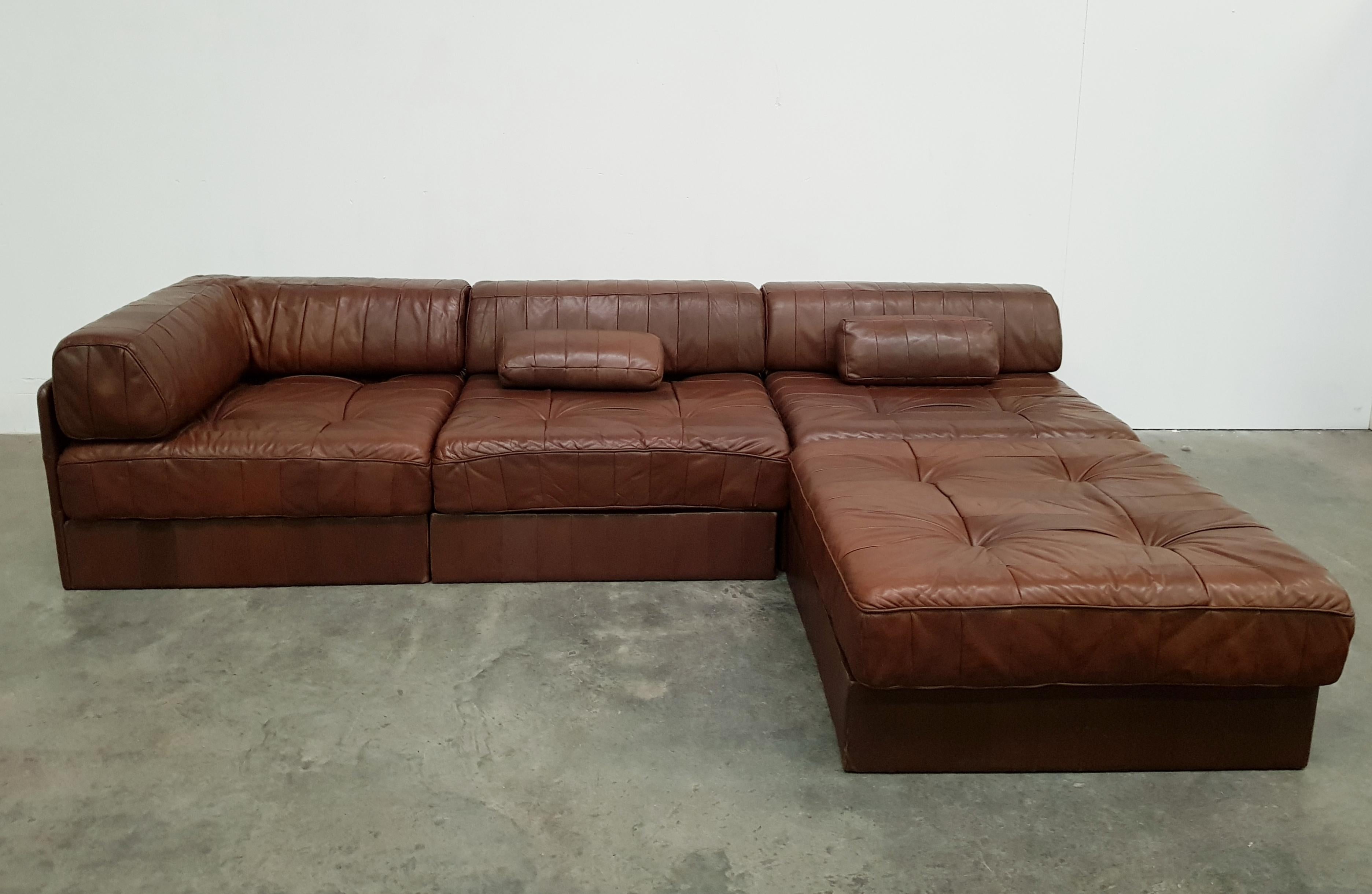 20th Century Sectional Patchwork Couch by De Sede Switzerland