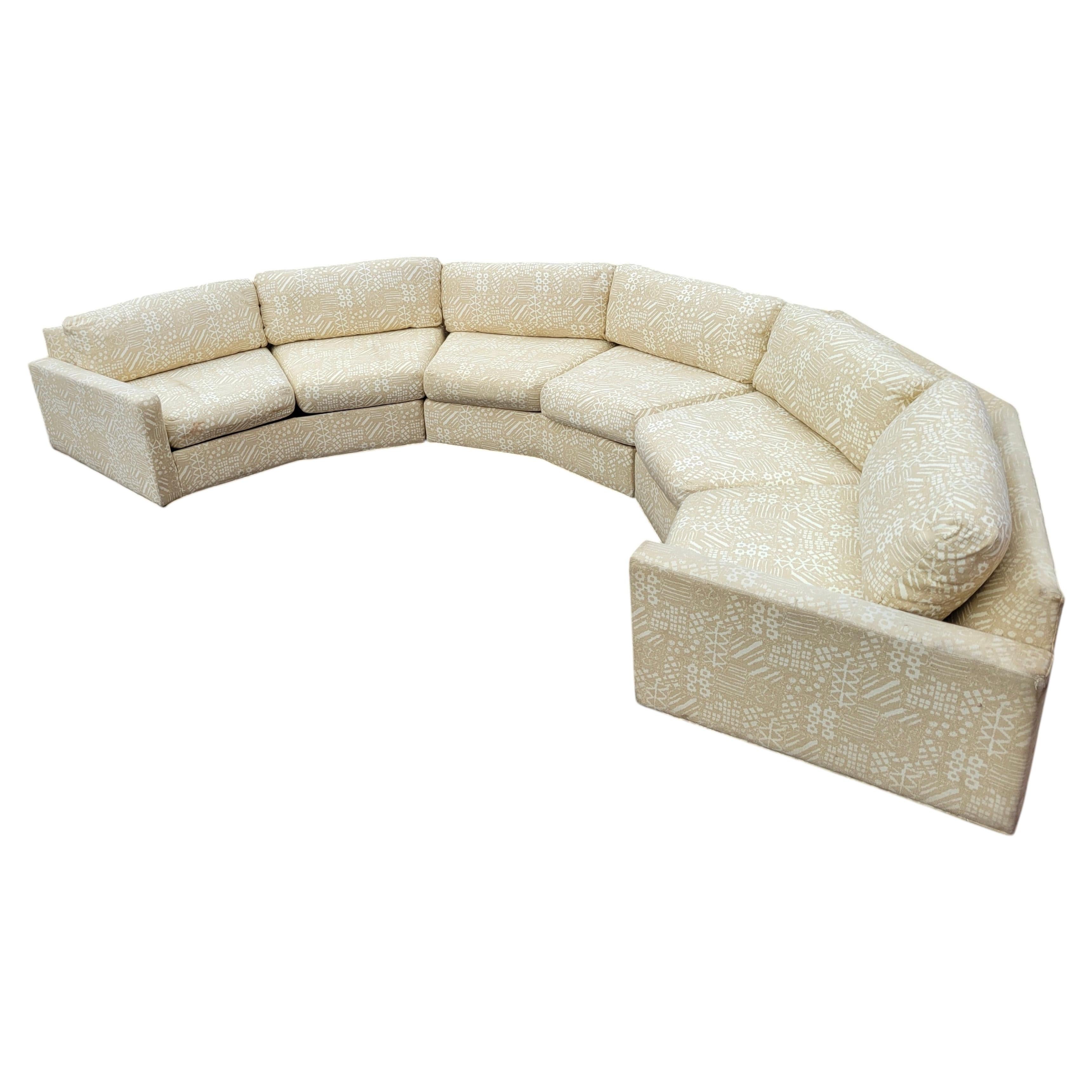 Sofá modular con hueco Milo Baughman, Thayer y Coggin en venta