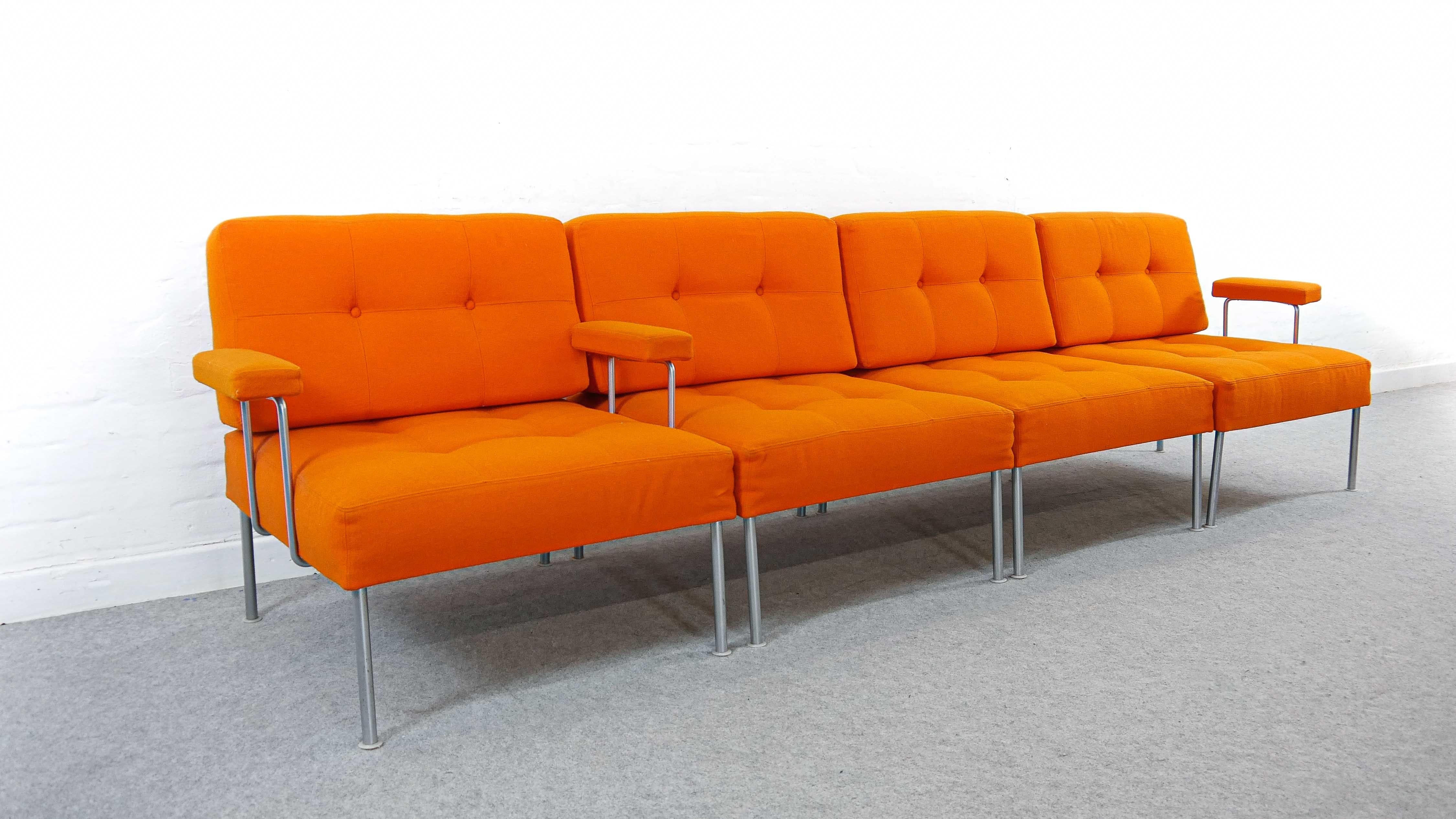 Sectional Revolt Sofa by Poul Cadovius for France & Son, Denmark In Good Condition In Halle, DE
