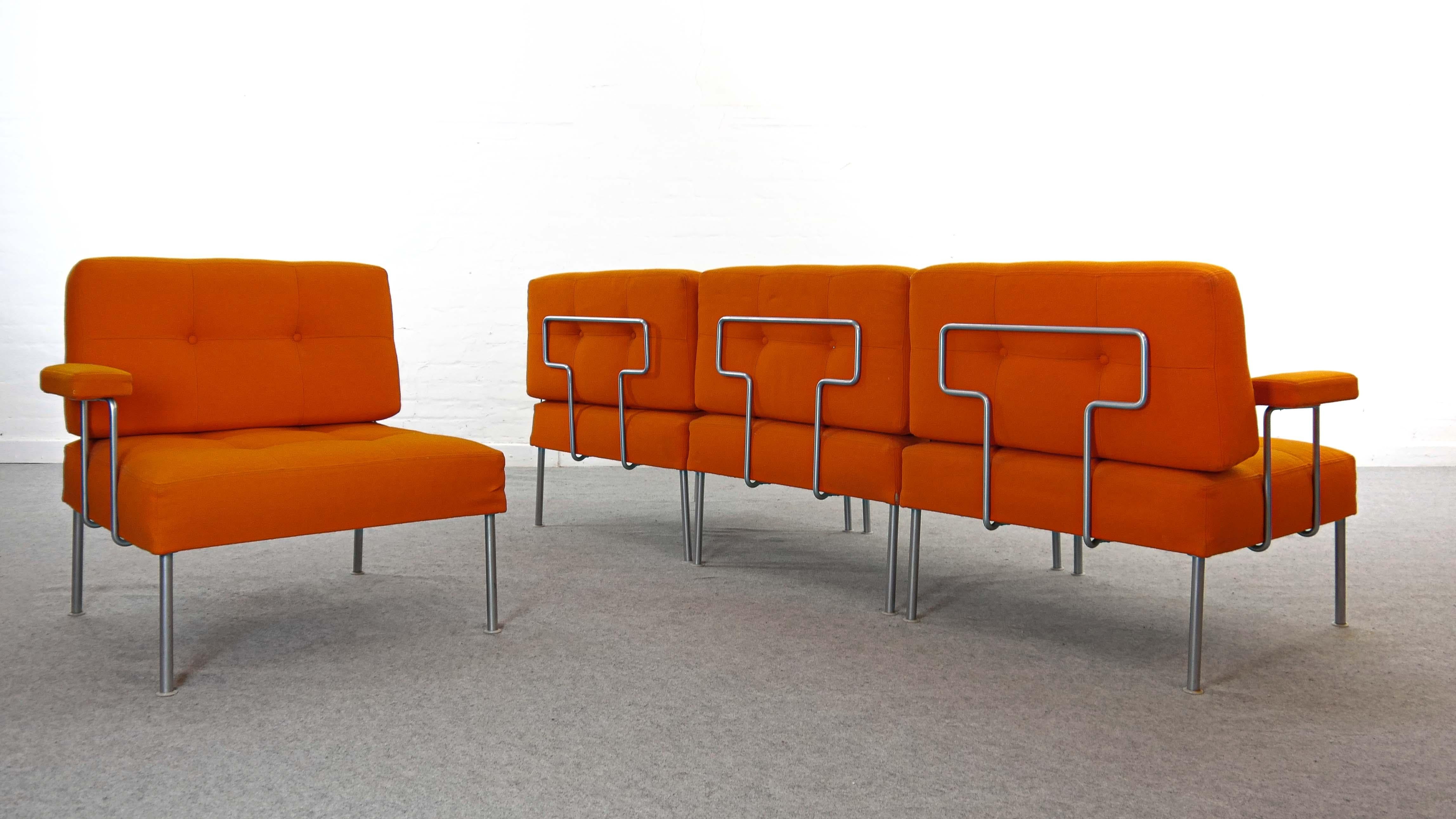 Mid-20th Century Sectional Revolt Sofa by Poul Cadovius for France & Son, Denmark