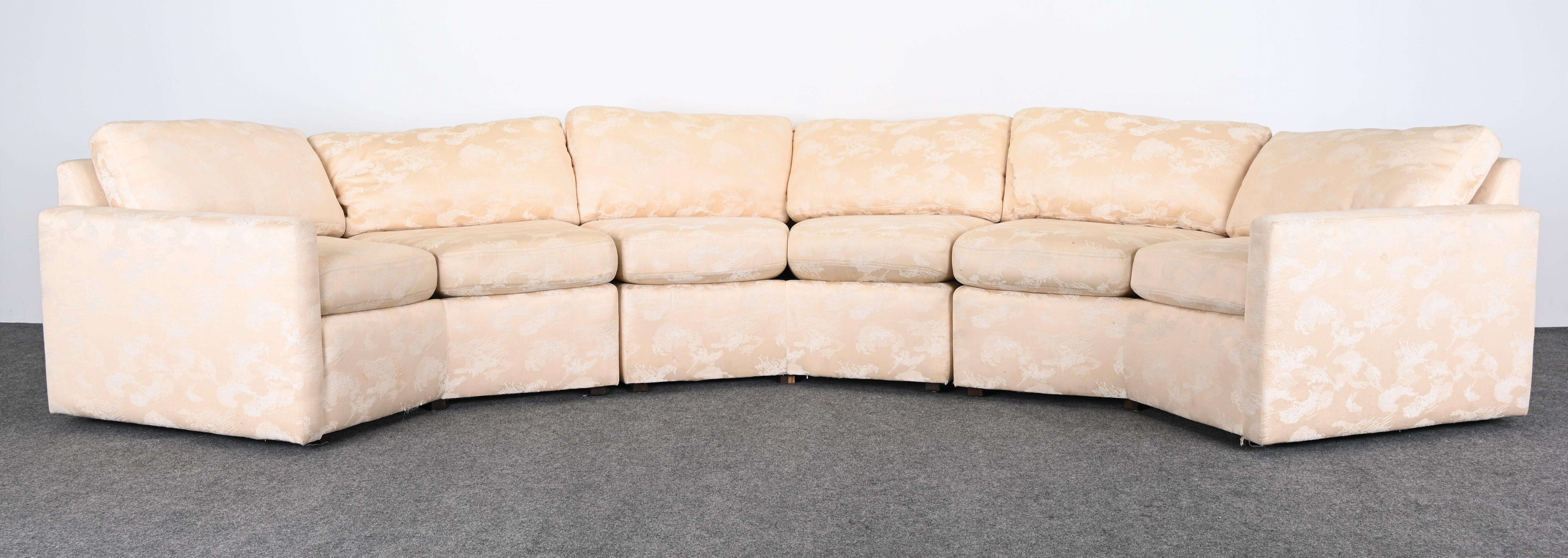 A comfortable three-piece sectional sofa by Bernhardt 
