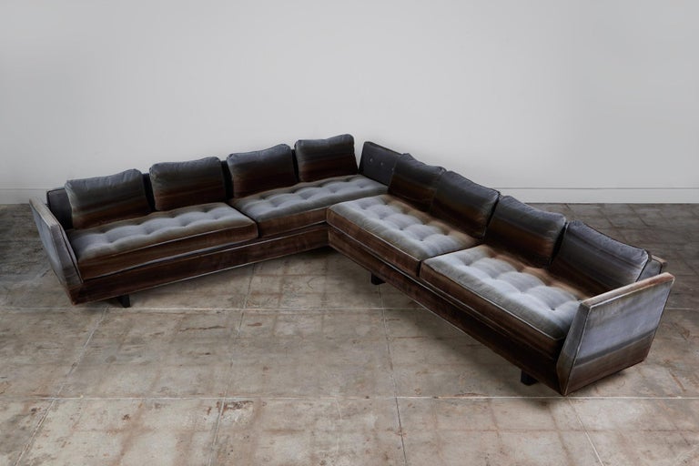 Mid-Century Modern Sectional Sofa by Edward Wormley for Dunbar For Sale