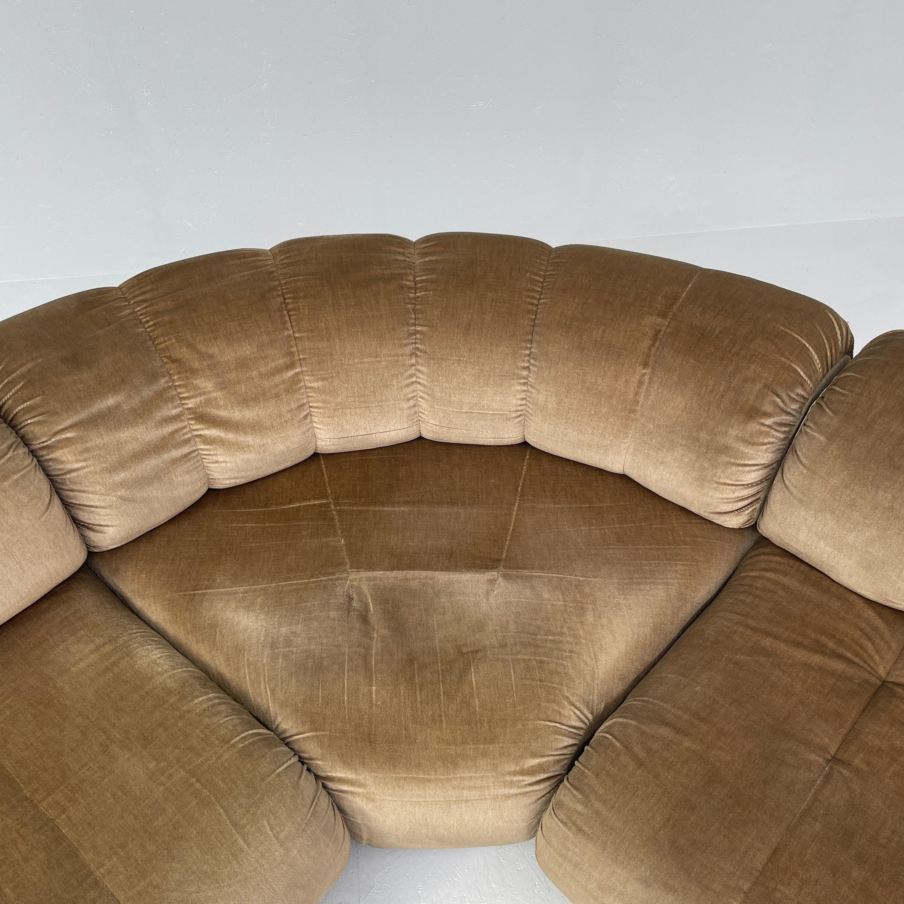 Sectional sofa by Giuseppe Munari for Poltrona Munari, Italy 1970 3