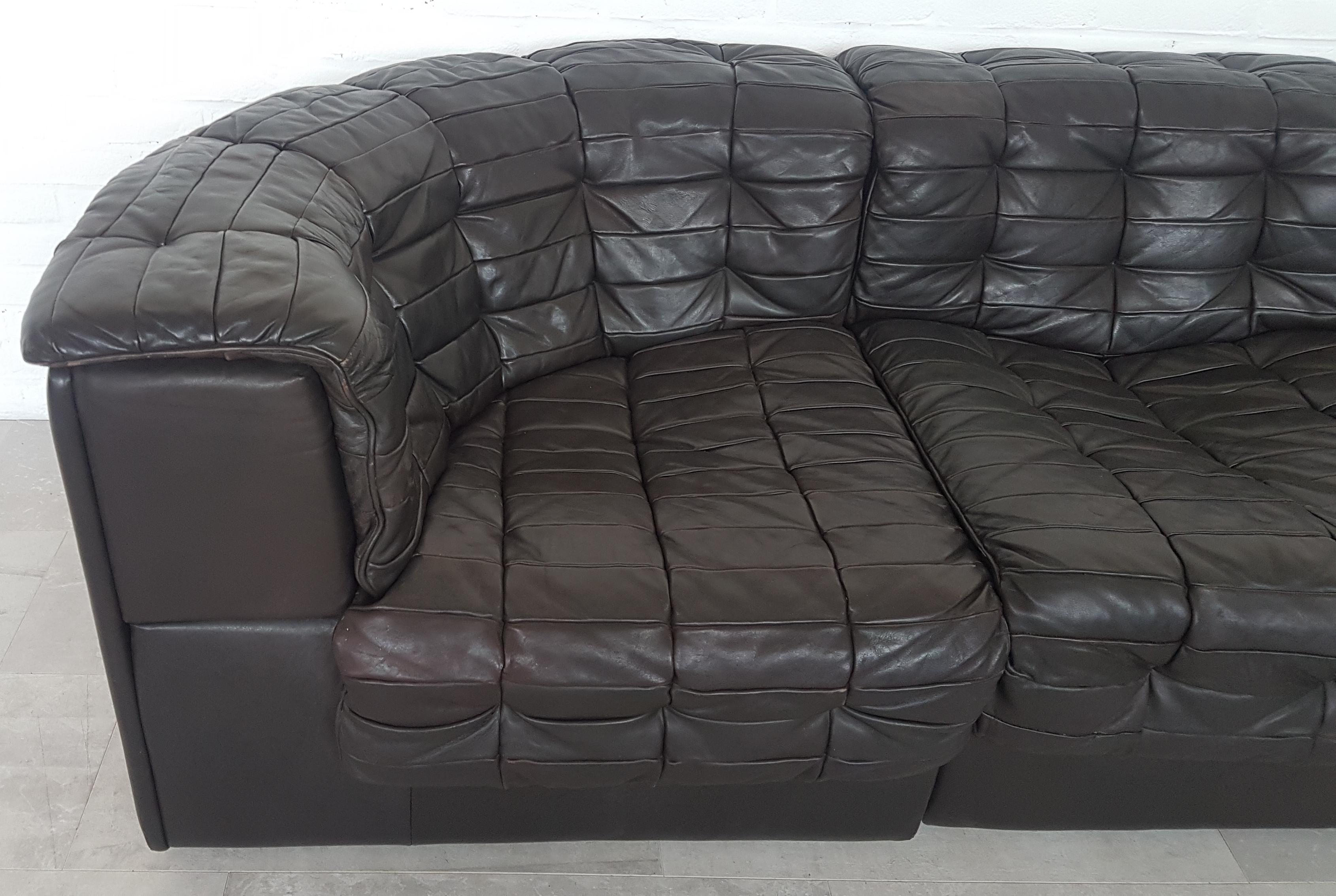 Sectional Sofa by Luxury Leather Manufacturer De Sede Switzerland Model DS 11 10