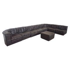 Sectional Sofa by Luxury Leather Manufacturer De Sede Switzerland Model DS 11