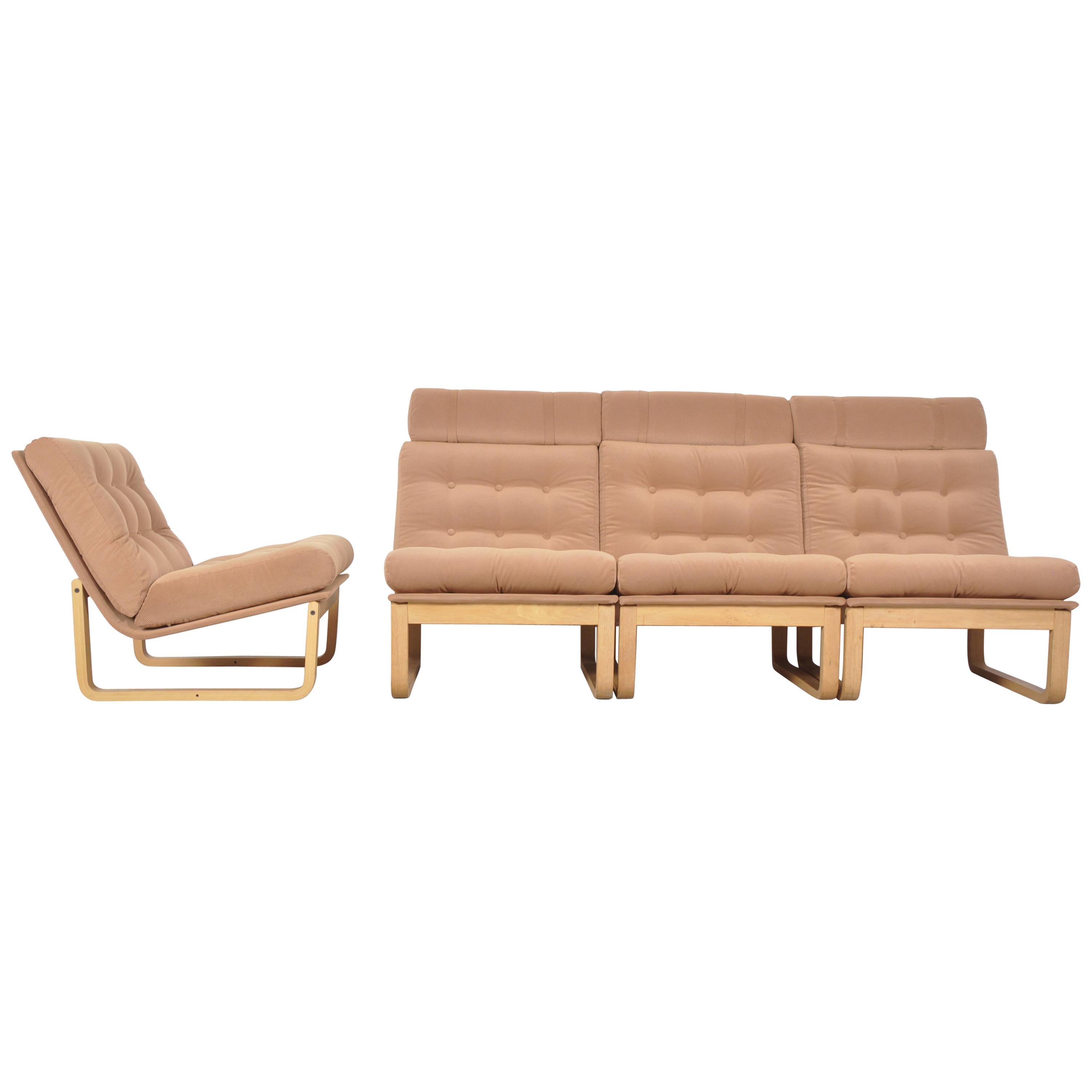 Sectional Sofa by Rud Thygesen & Johnny Sorensen for Magnus Olsen, Durup, 1960s For Sale