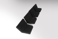 Sofá seccional del diseñador holandés Theo Ruth para Artifort, ca. 1950