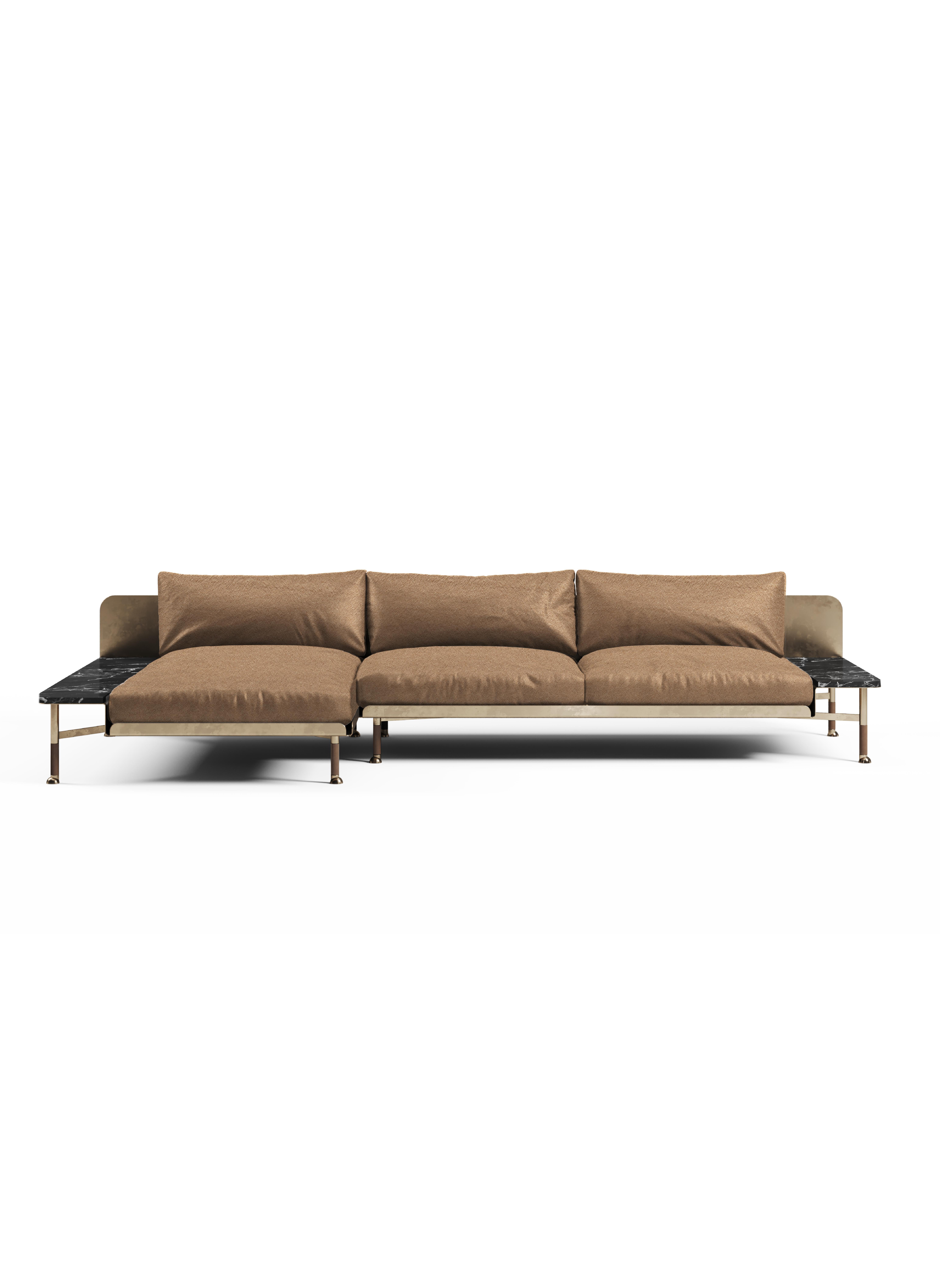 Sectional Sofa F.R.F.G.  In New Condition For Sale In Los Angeles, CA